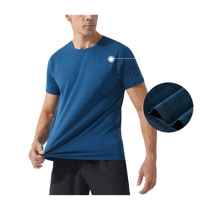 Workout T Shirts for Men Woman Quick Dry Short Sleeve Athletic Dry Fit T-Shirt Moisture Wicking Short Sleeve Athletic Shirts
