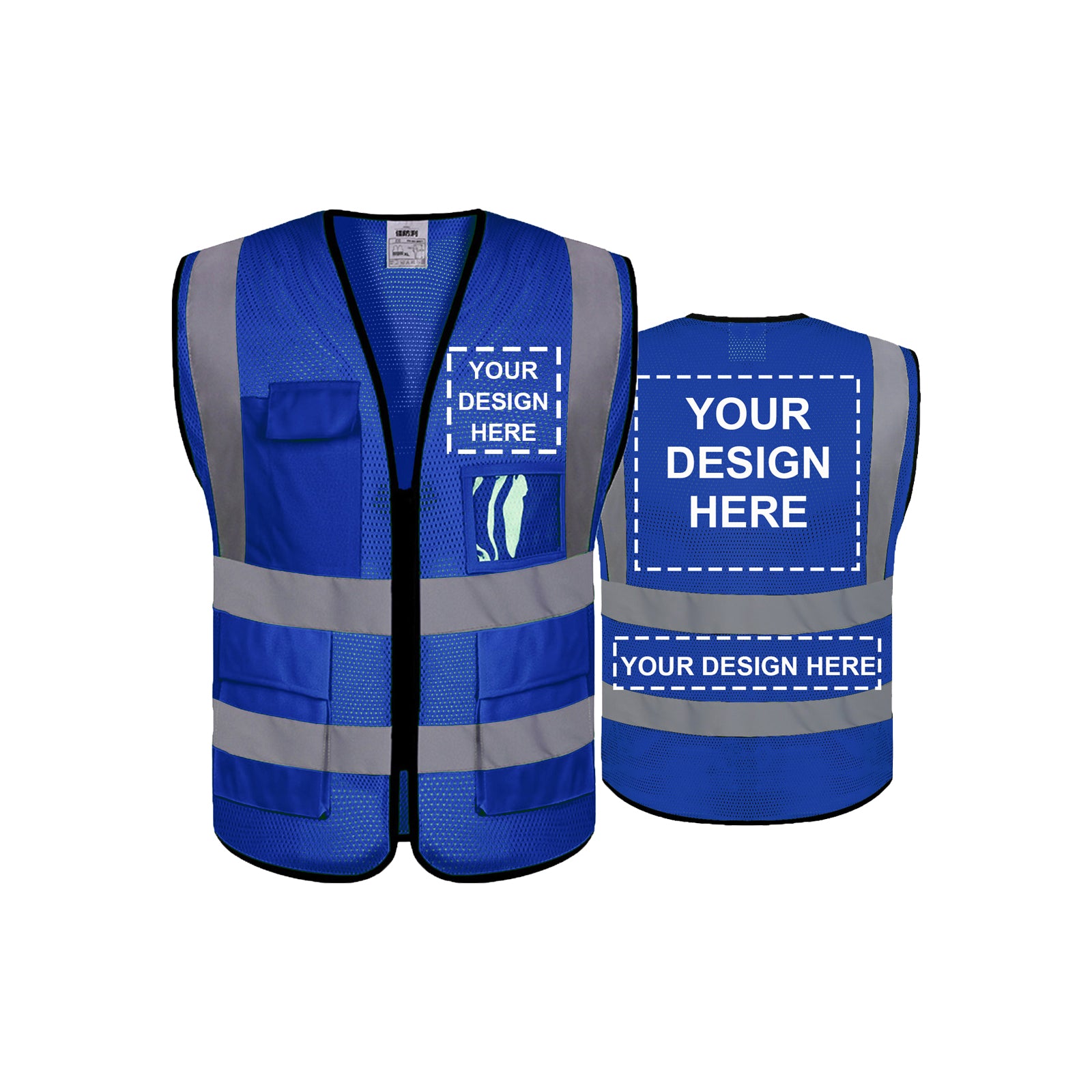 Custom high vis on sale vests