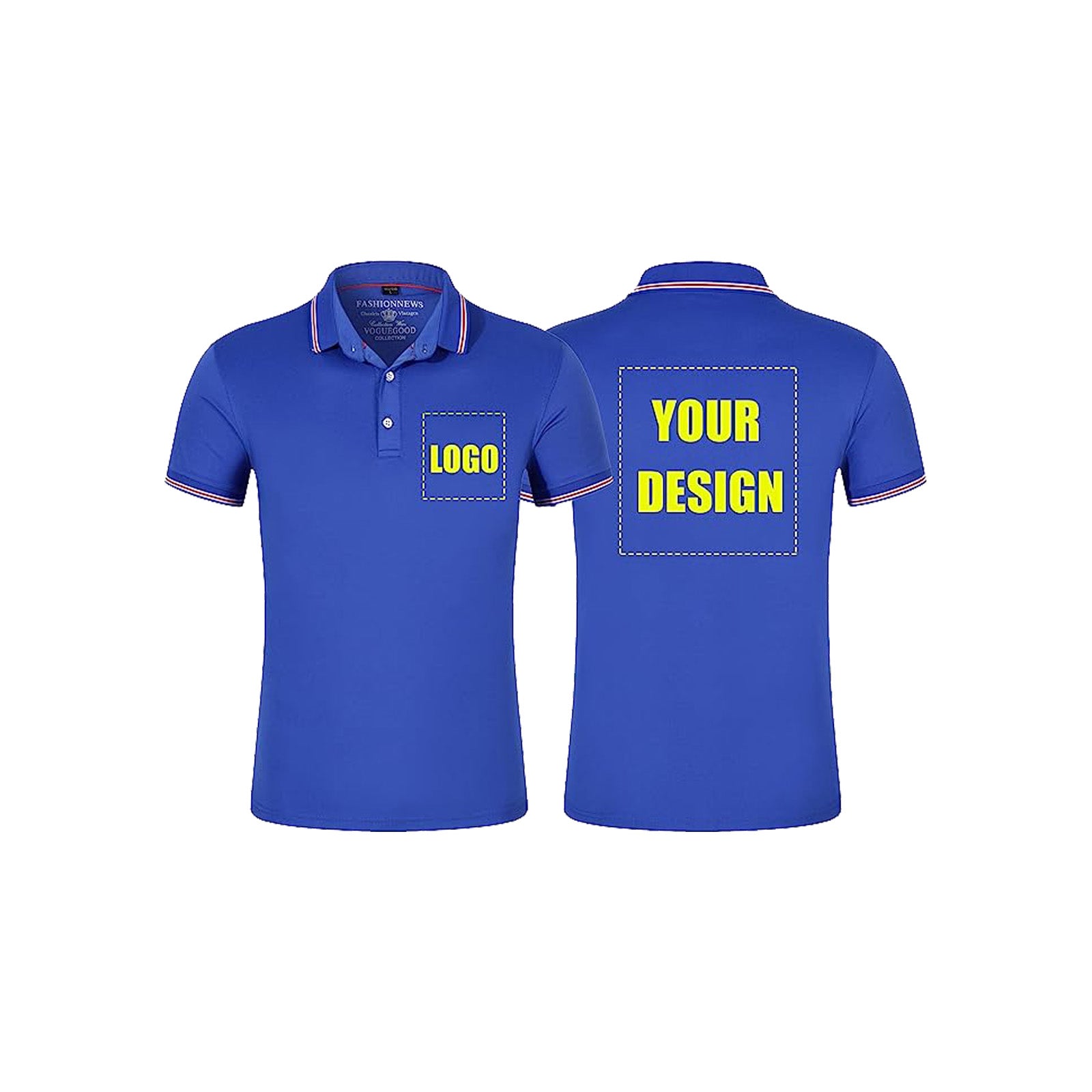 custom white polo shirts with company logo text your design from 1PC size S M L XL 2XL