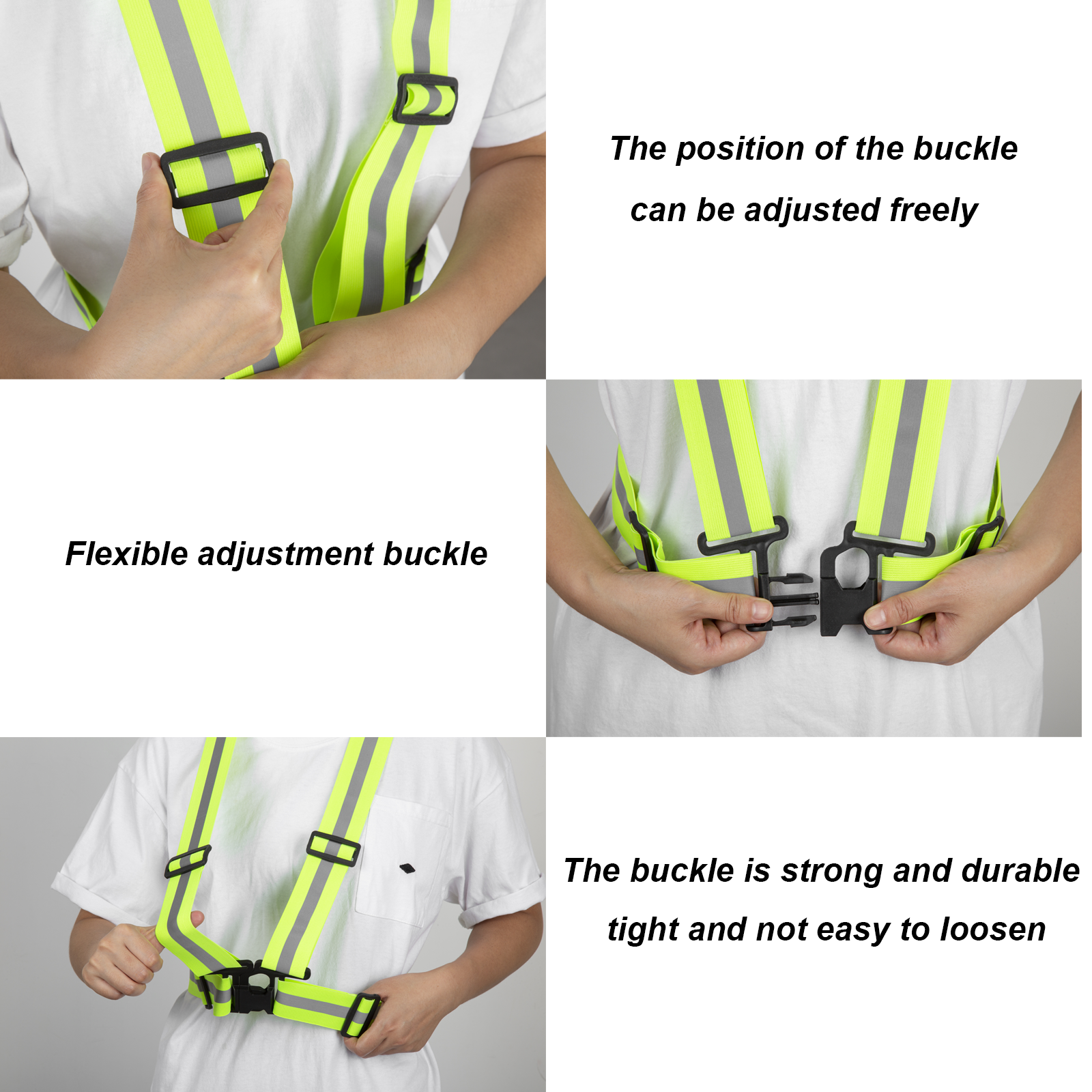 Reflective Harness Elastic and Reflective High-Vis Straps