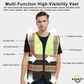 high visibility vest personalised custom made safety vests  custom logo safety vest no minimum
