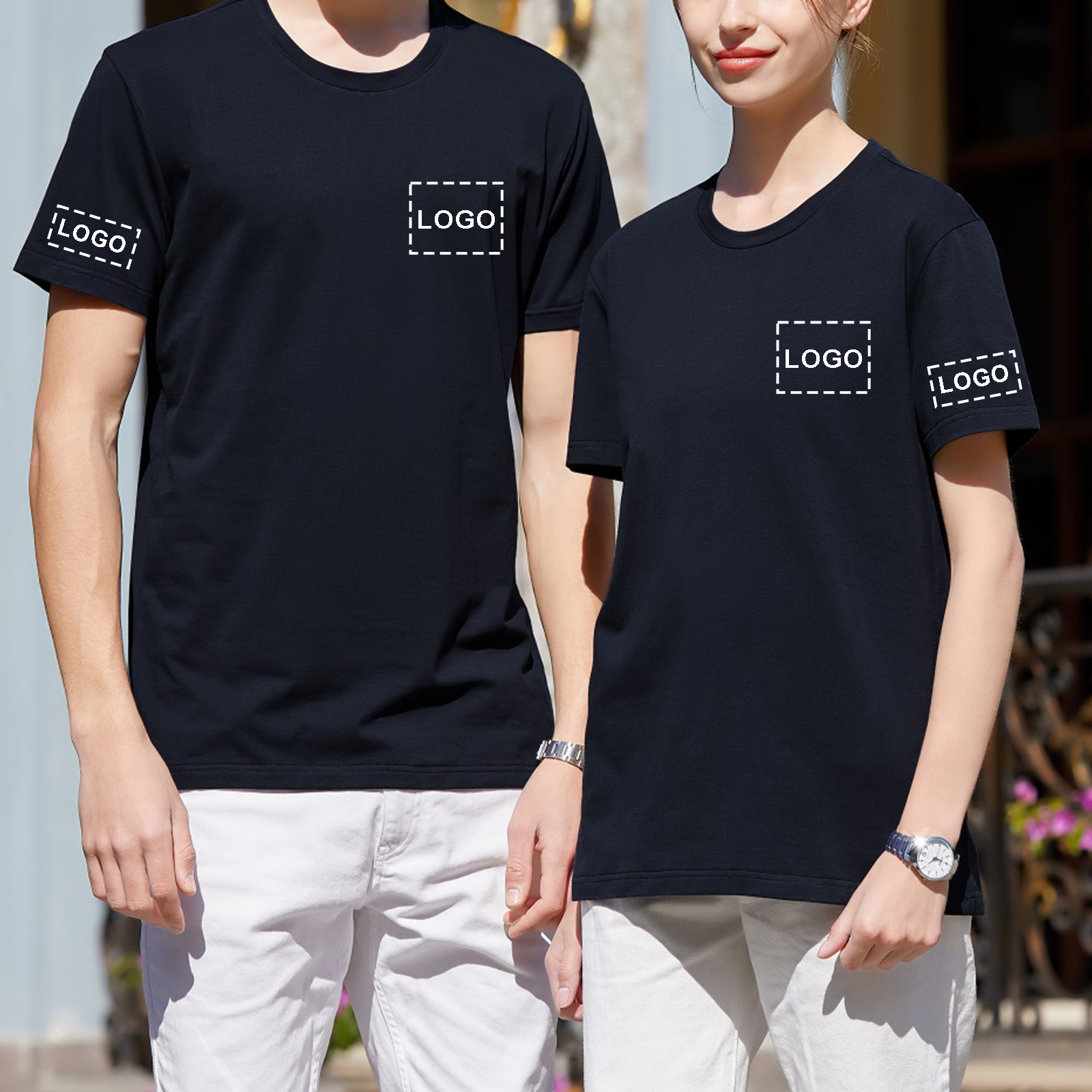 Custom 100 Cotton T Shirts Men and Women Personalized Design Your Own Safety Custom