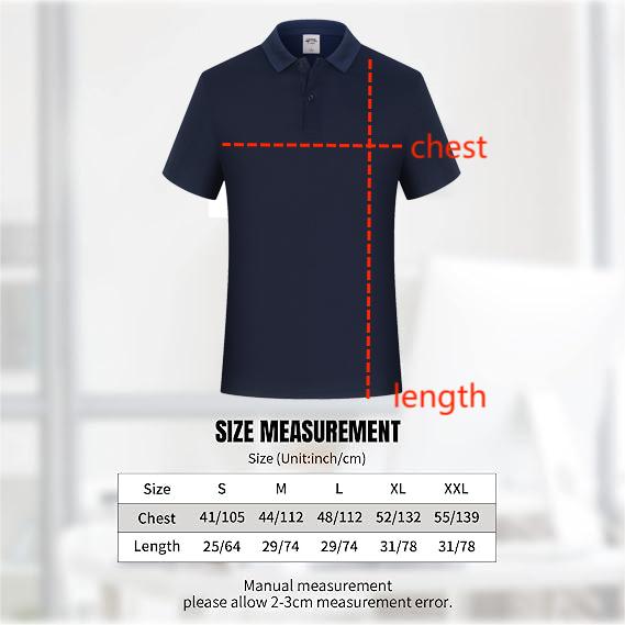 Custom Polo Shirt for Men Women no minimum Size S M L XL XXL short Sleeve