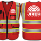 Jireh Custom Bulk Safety Vest with Logo-271 pieces safety vests