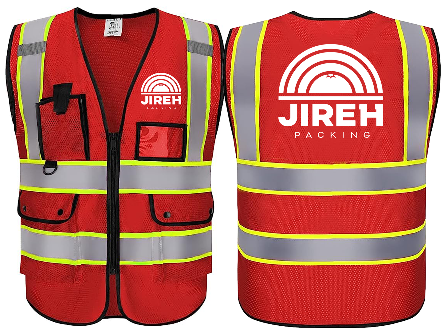 Jireh Custom Bulk Safety Vest with Logo-271 pieces safety vests