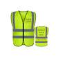 Custom safety vest customize hi vis vest reflective vest with logo yellow S M L XL XXL