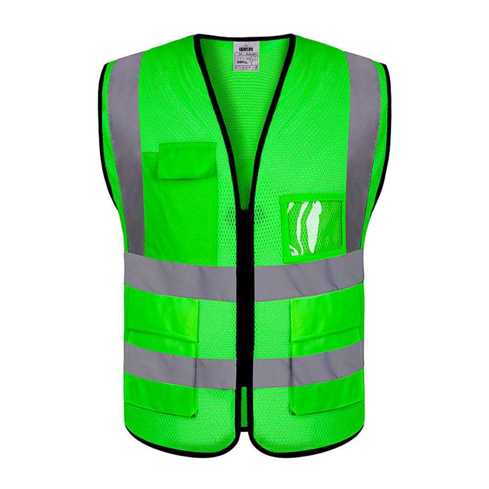 Global Industrial™ Class 2 Hi-Vis Safety Vest, Solid Polyester, Lime,  2XL/3XL