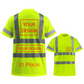 Custom hi vis shirts customize reflective shirts with logo S M L XL XXL Long and short Sleeve