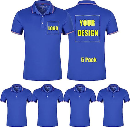 Polos personnalisés avec logo pour hommes et femmes - T-shirts polos personnalisés avec votre propre design