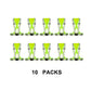 10 Packs High Visibility Adjustable Safety Ves for Night